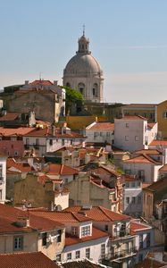 Preview wallpaper tower, buildings, architecture, roofs