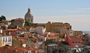 Preview wallpaper tower, buildings, architecture, roofs