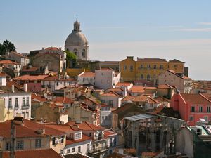 Preview wallpaper tower, buildings, architecture, roofs