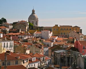 Preview wallpaper tower, buildings, architecture, roofs