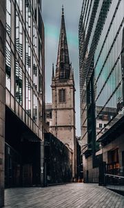 Preview wallpaper tower, buildings, architecture, street