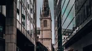 Preview wallpaper tower, buildings, architecture, street