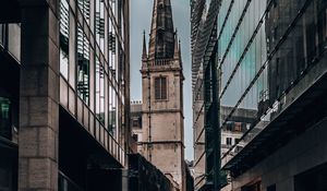 Preview wallpaper tower, buildings, architecture, street