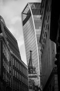 Preview wallpaper tower, buildings, architecture, black and white
