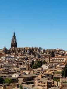 Preview wallpaper tower, buildings, architecture, toledo, spain, city