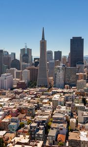 Preview wallpaper tower, buildings, city, architecture, sky, skyscrapers