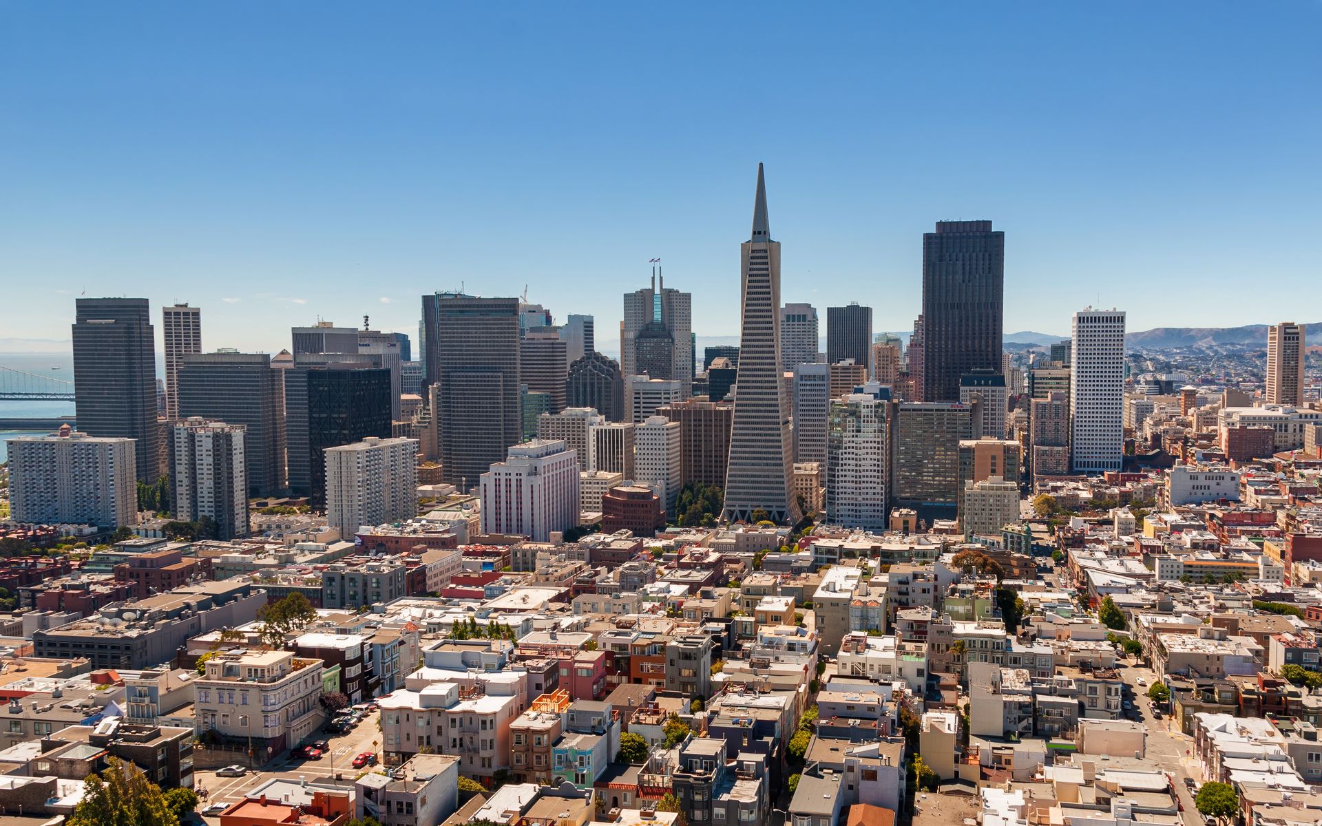1920x1200 Wallpaper tower, buildings, city, architecture, sky, skyscrapers