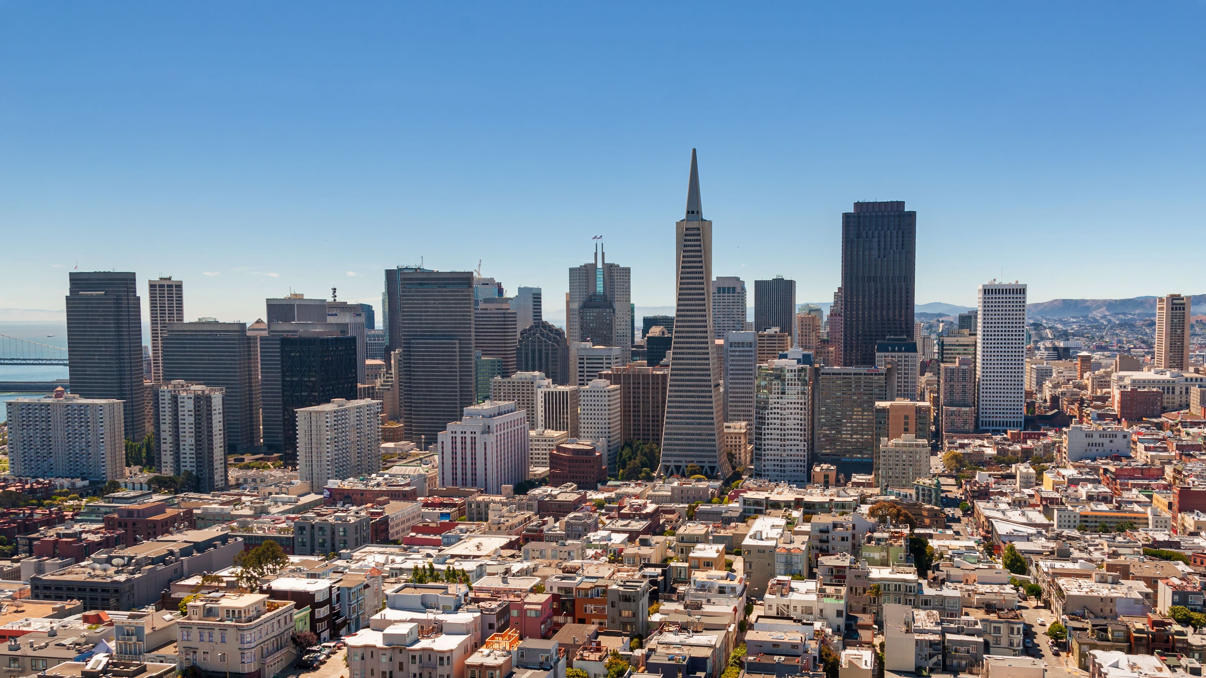 3840x2160 Wallpaper tower, buildings, city, architecture, sky, skyscrapers