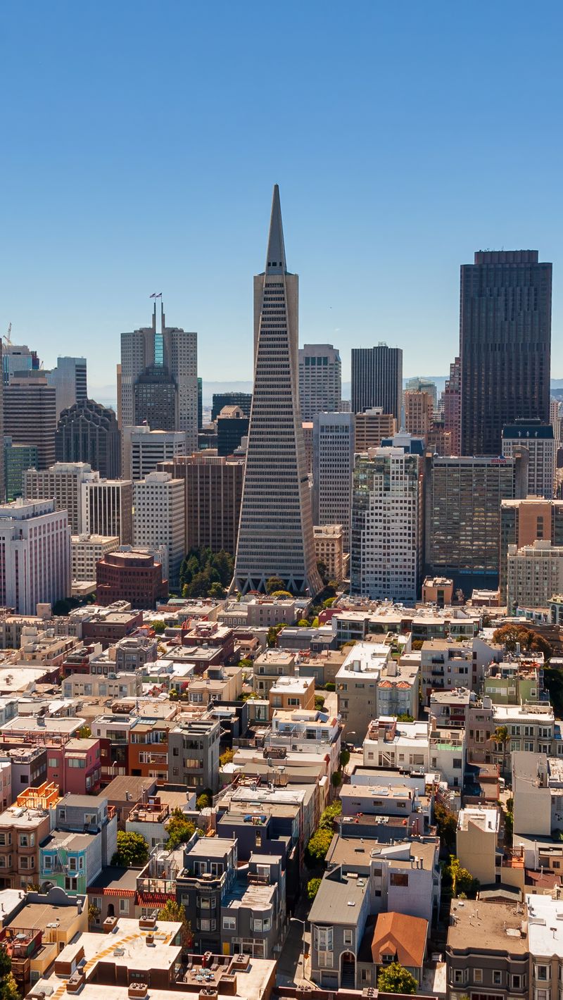 800x1420 Wallpaper tower, buildings, city, architecture, sky, skyscrapers