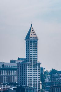 Preview wallpaper tower, buildings, city, architecture, road