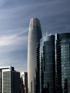 Preview wallpaper tower, buildings, glass, city