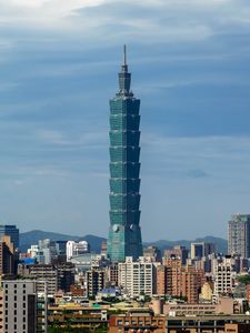 Preview wallpaper tower, buildings, skyscraper, sky, city