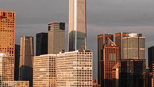 Preview wallpaper tower, buildings, skyscrapers, city, architecture, beijing, china