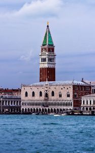 Preview wallpaper tower, buildings, water, city, venice