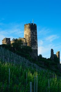 Preview wallpaper tower, castle, ruins, trees, landscape