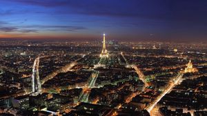 Preview wallpaper tower, city, paris