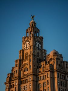 Preview wallpaper tower, clock, building, architecture