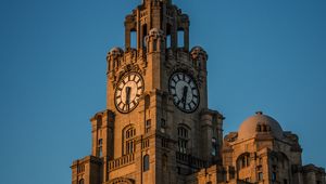 Preview wallpaper tower, clock, building, architecture