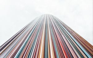 Preview wallpaper tower, colorful, architecture, construction, tall