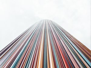 Preview wallpaper tower, colorful, architecture, construction, tall