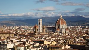 Preview wallpaper tower, dome, buildings, architecture, city