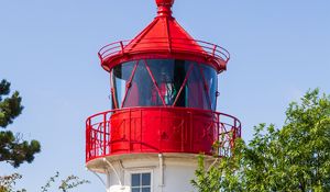 Preview wallpaper tower, lighthouse, trees