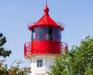 Preview wallpaper tower, lighthouse, trees