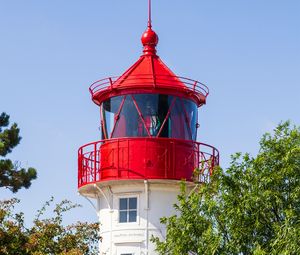 Preview wallpaper tower, lighthouse, trees