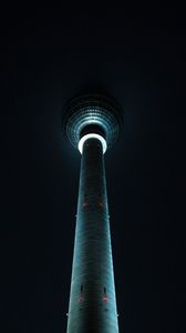 Preview wallpaper tower, lighting, night