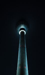 Preview wallpaper tower, lighting, night