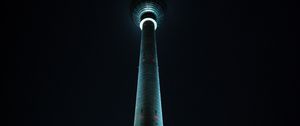 Preview wallpaper tower, lighting, night