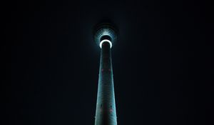 Preview wallpaper tower, lighting, night