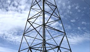 Preview wallpaper tower, metal, structure, sky