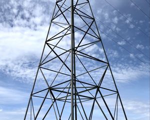 Preview wallpaper tower, metal, structure, sky