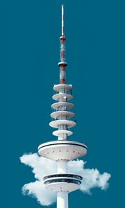 Preview wallpaper tower, sky, cloud