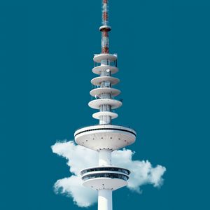 Preview wallpaper tower, sky, cloud