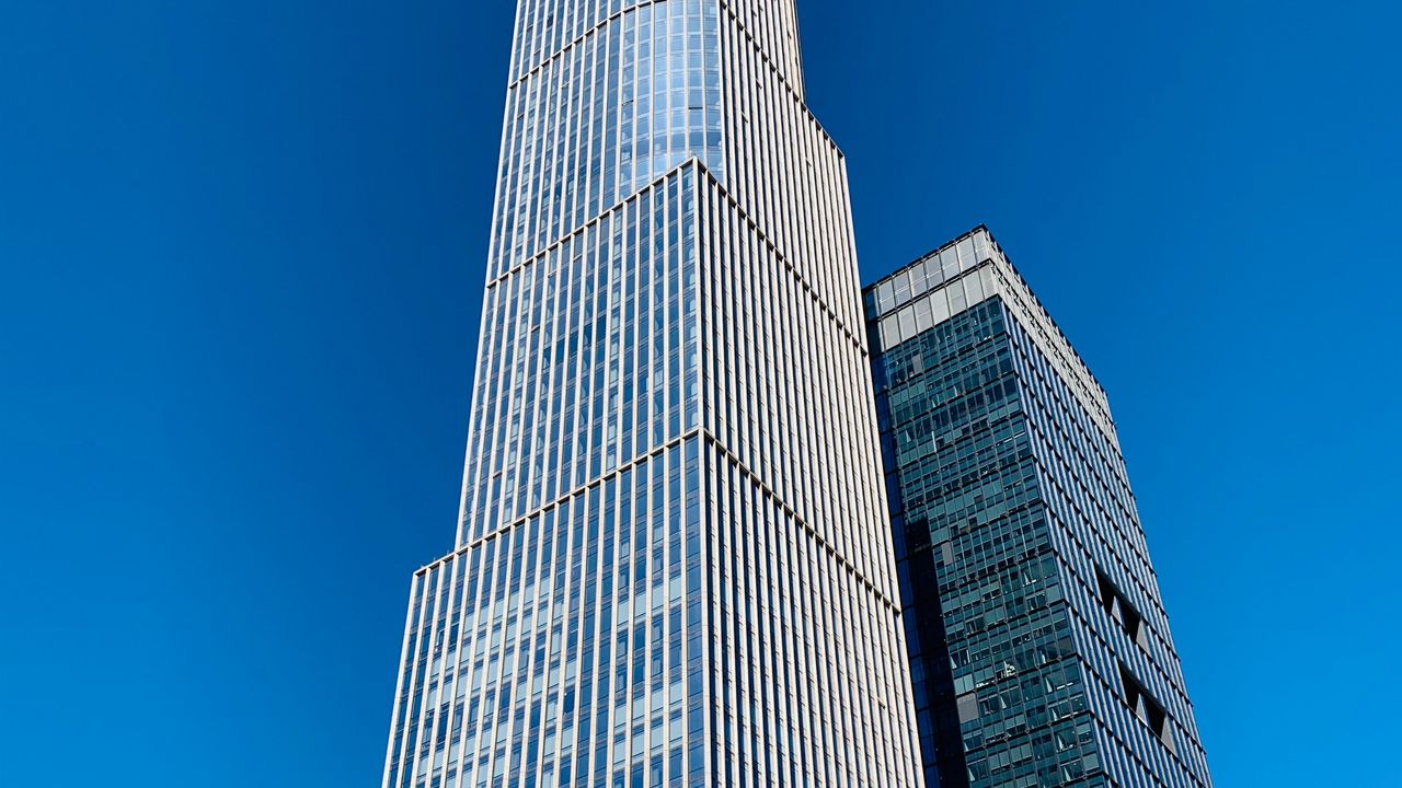 Wallpaper tower, skyscraper, building, architecture, high-rise
