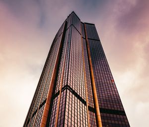 Preview wallpaper tower, skyscraper, building, architecture, glass, modern