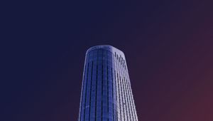 Preview wallpaper tower, skyscraper, building, architecture, minimalism, modern