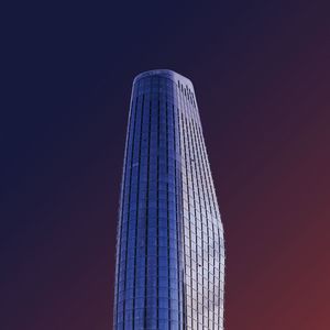 Preview wallpaper tower, skyscraper, building, architecture, minimalism, modern