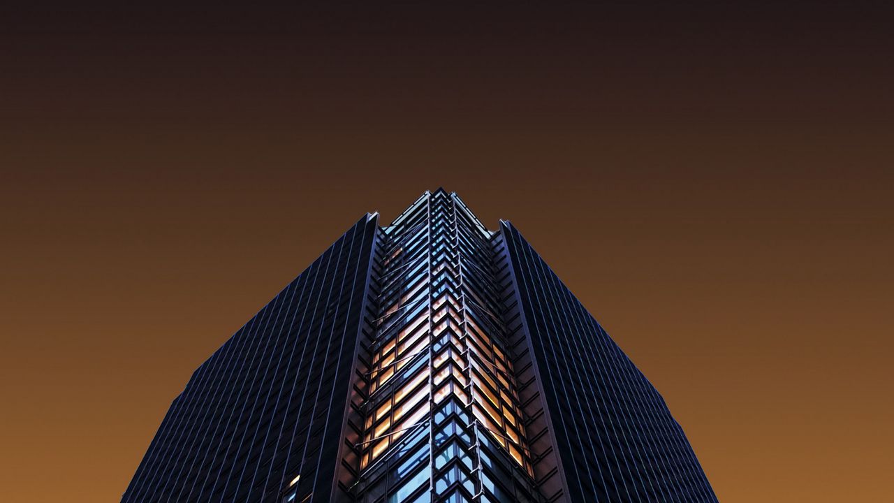 Wallpaper tower, skyscraper, building, architecture, minimalism