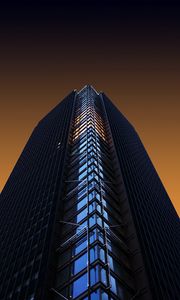 Preview wallpaper tower, skyscraper, building, architecture, minimalism