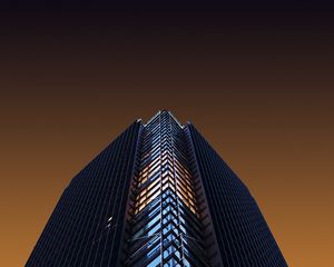 Preview wallpaper tower, skyscraper, building, architecture, minimalism