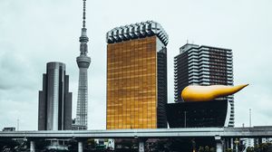 Preview wallpaper tower, skyscrapers, buildings, architecture, city