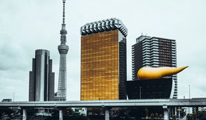 Preview wallpaper tower, skyscrapers, buildings, architecture, city