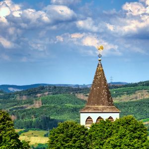 Preview wallpaper tower, trees, forest, nature