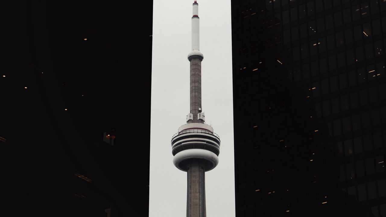 Wallpaper tower, walls, buildings, dark