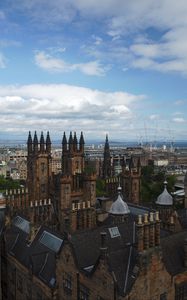 Preview wallpaper towers, buildings, architecture, construction, city