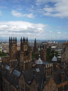 Preview wallpaper towers, buildings, architecture, construction, city