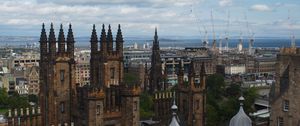 Preview wallpaper towers, buildings, architecture, construction, city